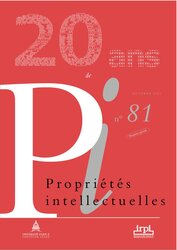 Propriétés Intellectuelles – October 2021